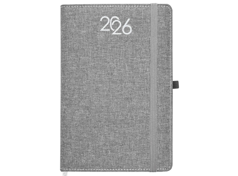 Agenda settimanale 2026, copertina rigida in PET riciclato con effetto mélange FullGadgets.com