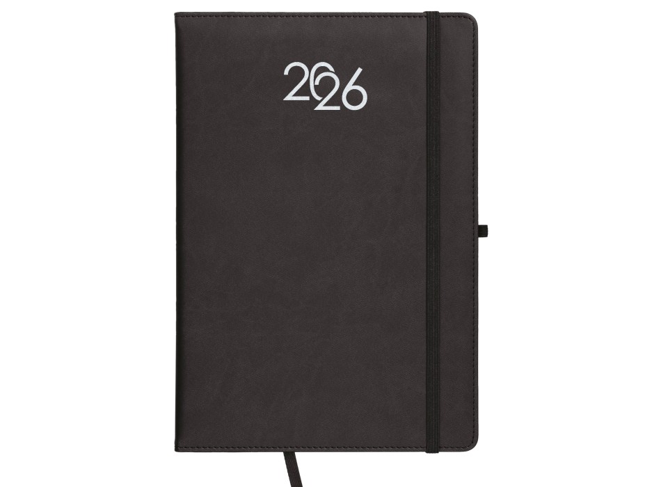 Agenda settimanale 2026, copertina rigida in PU termovirante con impuntura perimetrale FullGadgets.com