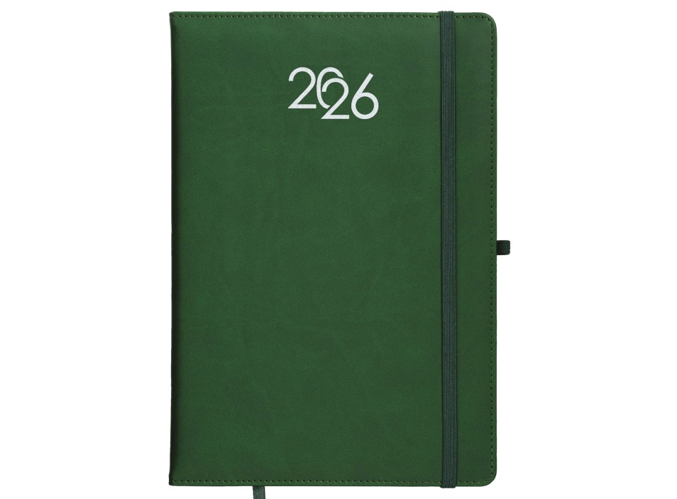 Agenda settimanale 2026, copertina rigida in PU termovirante con impuntura perimetrale FullGadgets.com