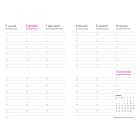 Agenda settimanale 2026, copertina rigida in PU termovirante con impuntura perimetrale FullGadgets.com