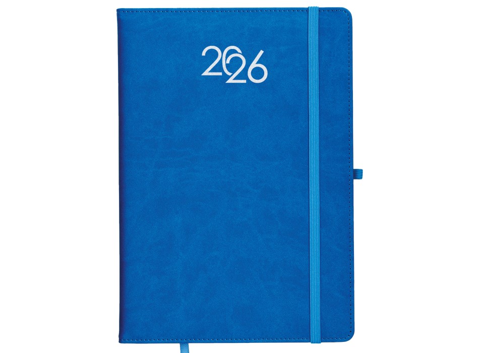 Agenda settimanale 2026, copertina rigida in PU termovirante con impuntura perimetrale FullGadgets.com