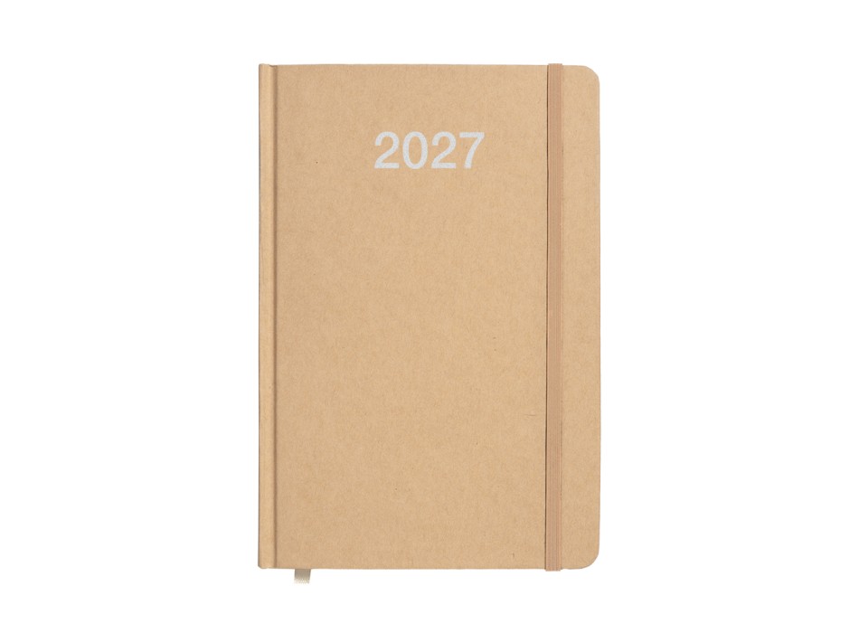 Agenda settimanale 2027 con copertina rigida in cartoncino FullGadgets.com