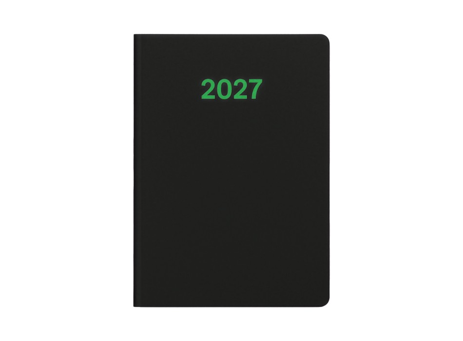 Agenda settimanale 2027. Copertina flessibile in soft PU e bordo pagine colorato FullGadgets.com