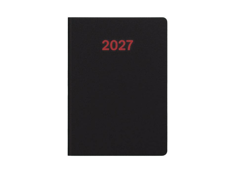 Agenda settimanale 2027. Copertina flessibile in soft PU e bordo pagine colorato FullGadgets.com
