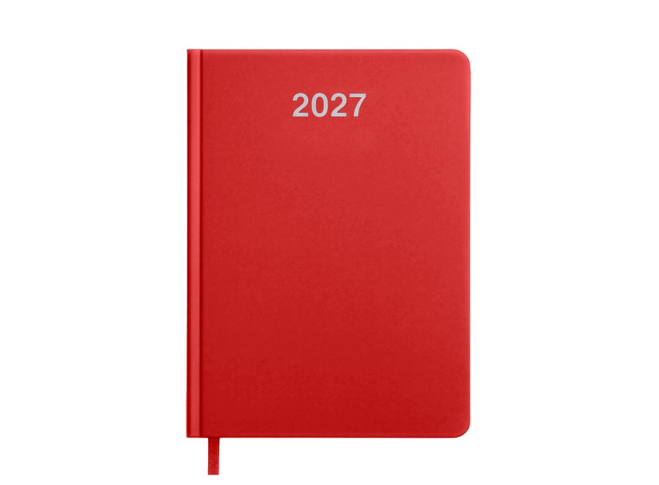 Agenda settimanale 2027. Copertina rigida in cartoncino laminato opaco. FullGadgets.com