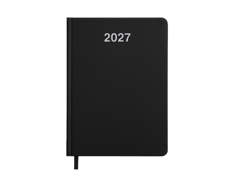 Agenda settimanale 2027. Copertina rigida in cartoncino laminato opaco. FullGadgets.com