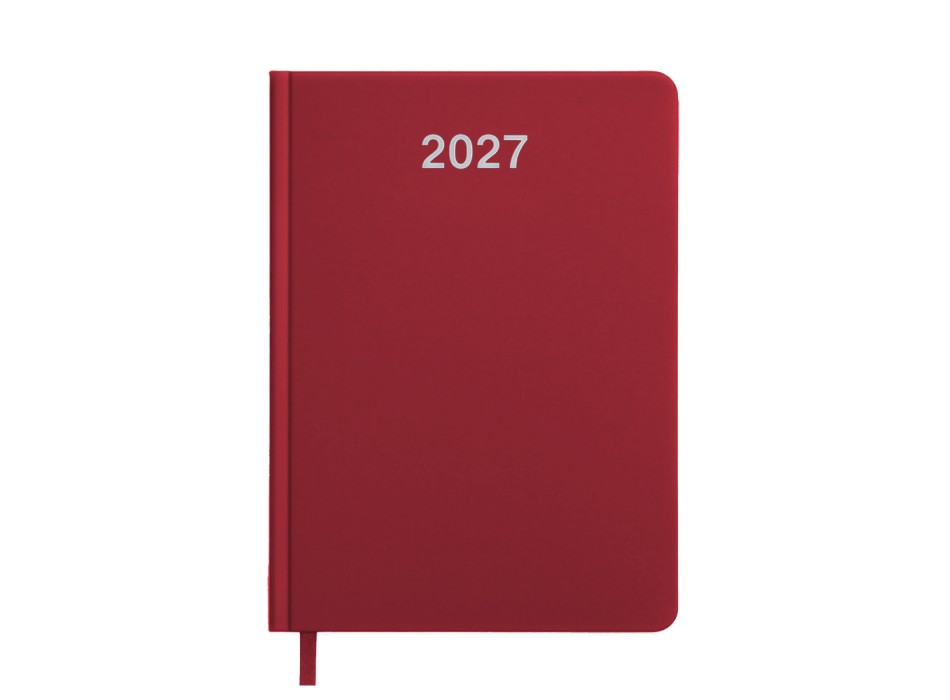 Agenda settimanale 2027. Copertina rigida in cartoncino laminato opaco. FullGadgets.com
