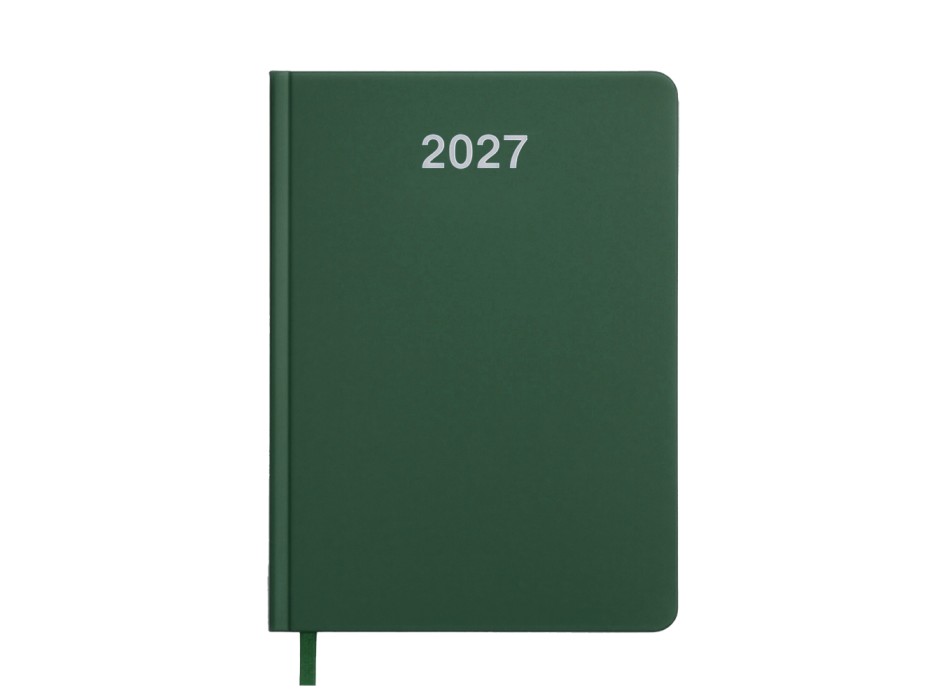 Agenda settimanale 2027. Copertina rigida in cartoncino laminato opaco. FullGadgets.com