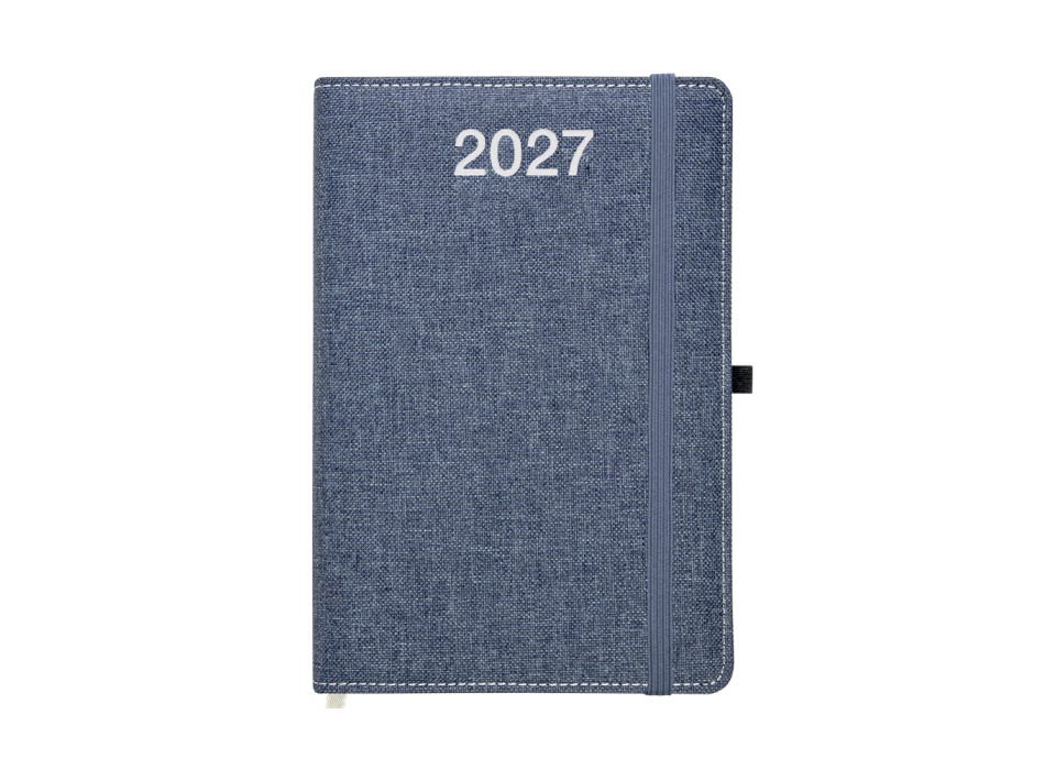 Agenda settimanale 2027, copertina rigida in PET riciclato con effetto mélange FullGadgets.com
