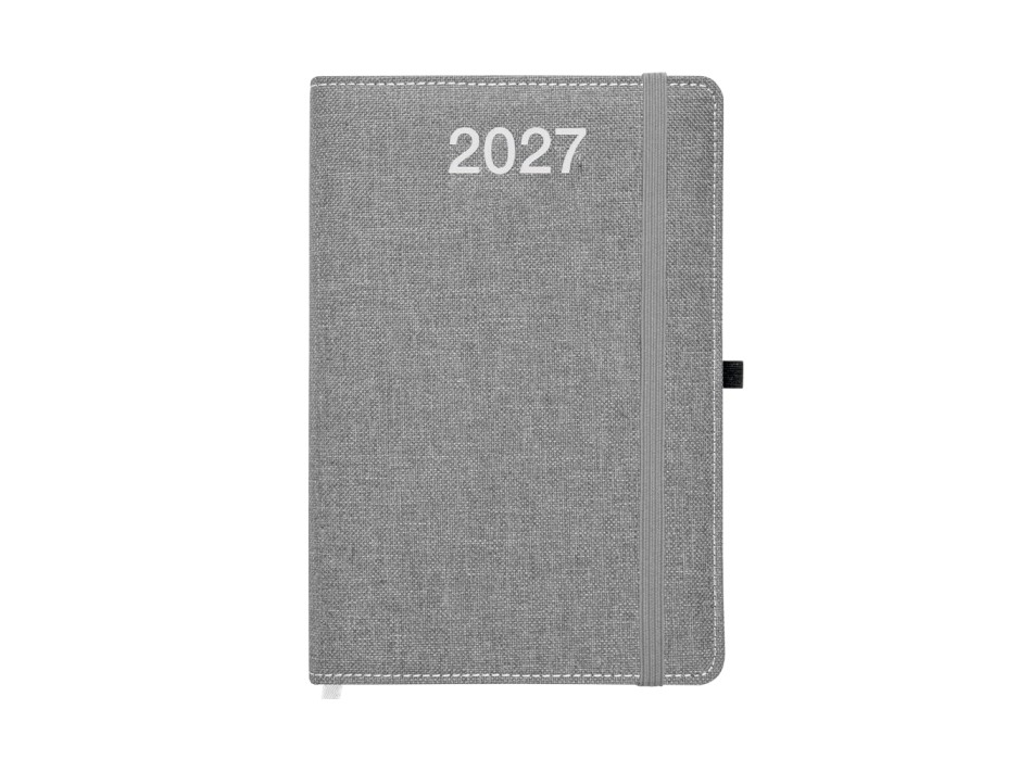 Agenda settimanale 2027, copertina rigida in PET riciclato con effetto mélange FullGadgets.com