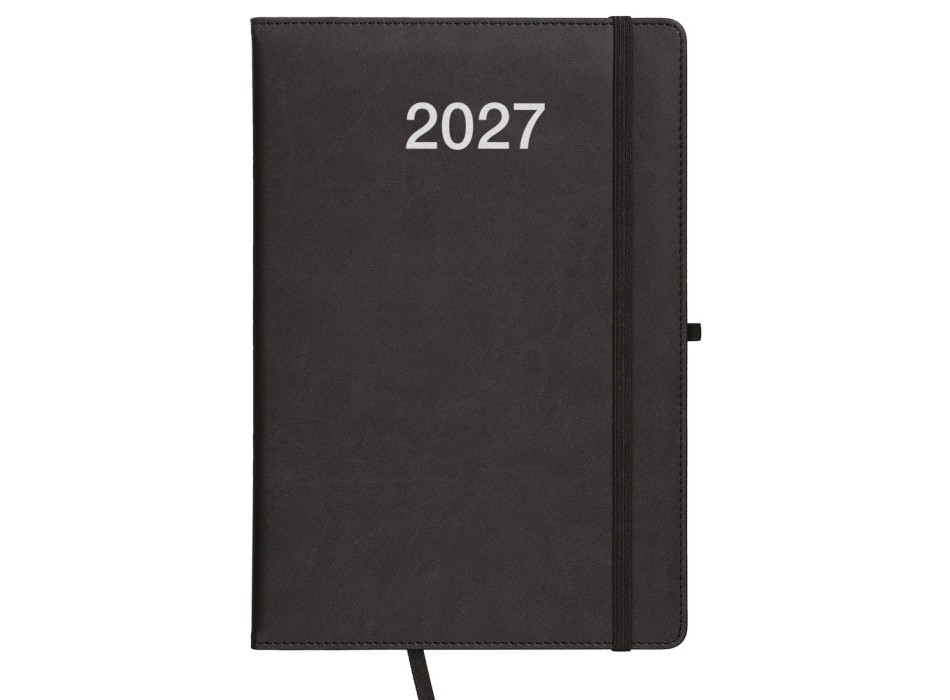 Agenda settimanale 2027, copertina rigida in PU termovirante con impuntura perimetrale FullGadgets.com