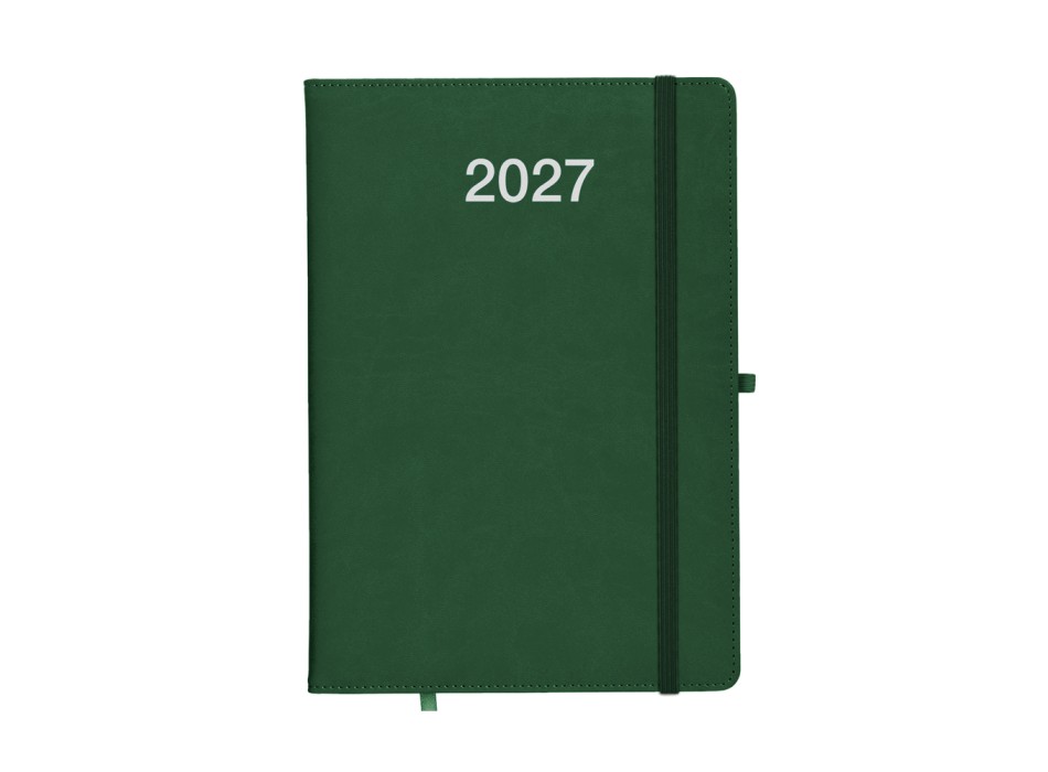 Agenda settimanale 2027, copertina rigida in PU termovirante con impuntura perimetrale FullGadgets.com