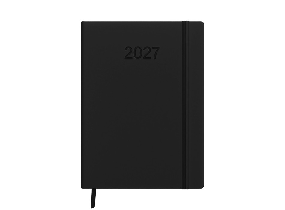 Agenda settimanale 2027. Copertina rigida in termo PU e bordo pagine colorato FullGadgets.com