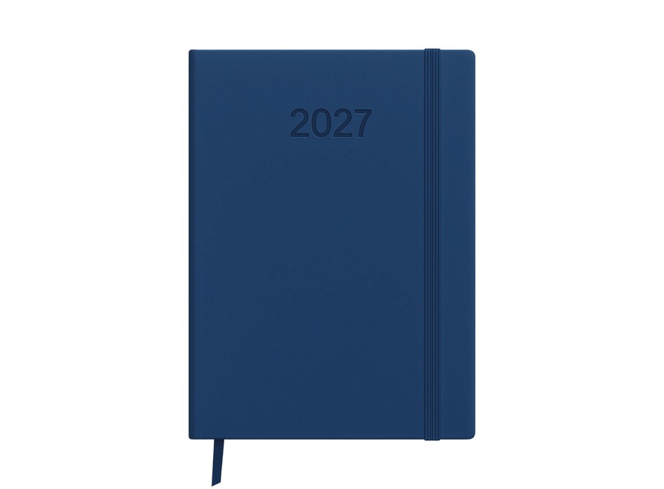 Agenda settimanale 2027. Copertina rigida in termo PU e bordo pagine colorato FullGadgets.com