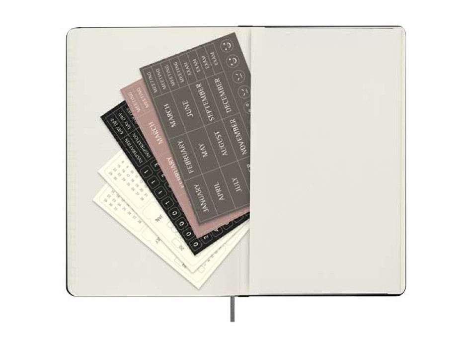 Agenda settimanale formato L con copertina rigida e senza data Moleskine FullGadgets.com
