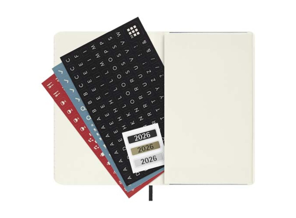 Agenda settimanale tascabile 12 mesi con copertina morbida Moleskine FullGadgets.com