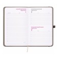 Agenda tascabile giornaliera 2026, copertina rigida in PU termovirante con impuntura FullGadgets.com