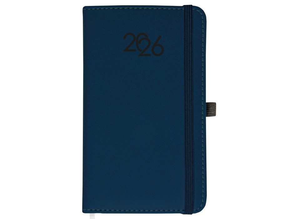 Agenda tascabile giornaliera 2026, copertina rigida in PU termovirante con impuntura FullGadgets.com