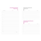 Agenda tascabile giornaliera 2026, copertina rigida in PU termovirante con impuntura FullGadgets.com