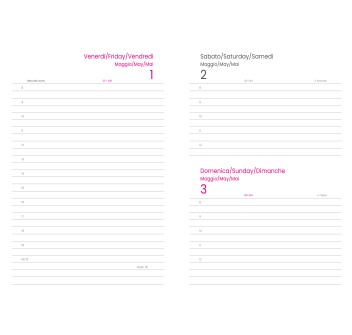 Agenda tascabile giornaliera 2026, copertina rigida in PU termovirante con impuntura FullGadgets.com