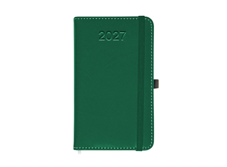 Agenda tascabile giornaliera 2027, copertina rigida in PU termovirante con impuntura FullGadgets.com