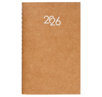 Agenda tascabile settimanale 2026 con copertina flessibile in cartoncino FullGadgets.com