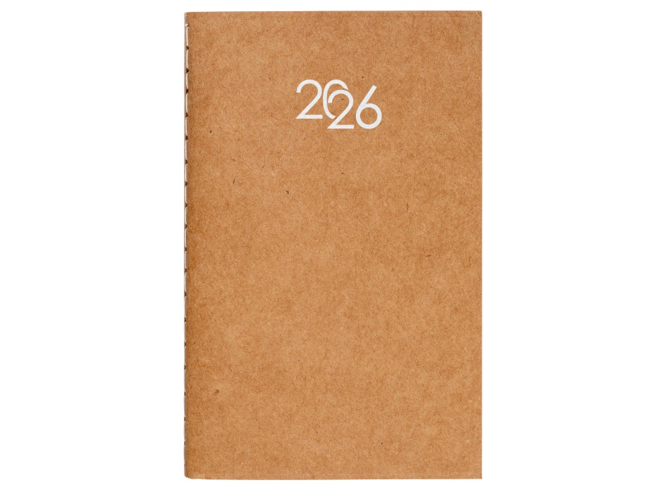 Agenda tascabile settimanale 2026 con copertina flessibile in cartoncino FullGadgets.com