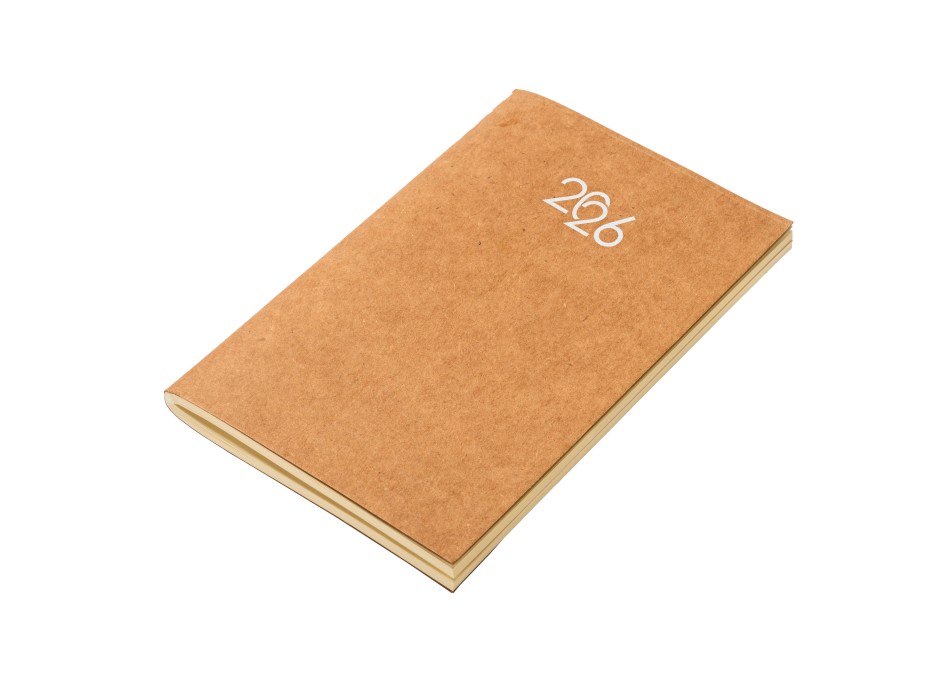 Agenda tascabile settimanale 2026 con copertina flessibile in cartoncino FullGadgets.com