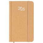 Agenda tascabile settimanale 2026 con copertina rigida in cartoncino FullGadgets.com