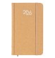 Agenda tascabile settimanale 2026 con copertina rigida in cartoncino FullGadgets.com
