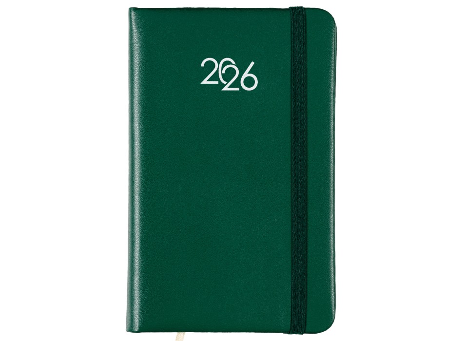Agenda tascabile settimanale 2026 con copertina rigida in PU FullGadgets.com