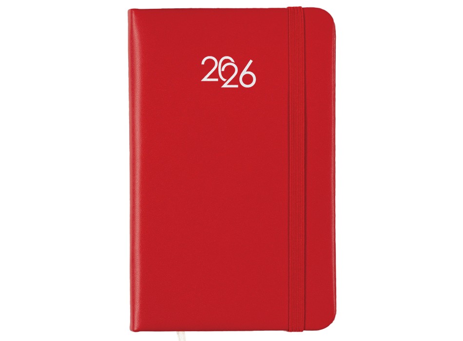Agenda tascabile settimanale 2026 con copertina rigida in PU FullGadgets.com