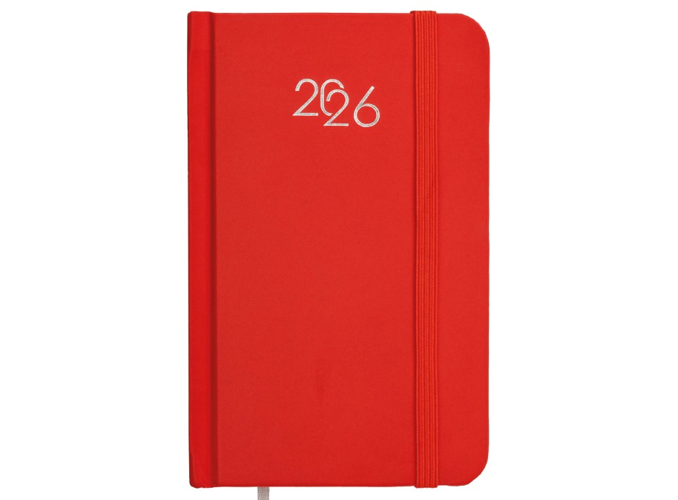 Agenda tascabile settimanale 2026, copertina rigida in cartoncino laminato FullGadgets.com