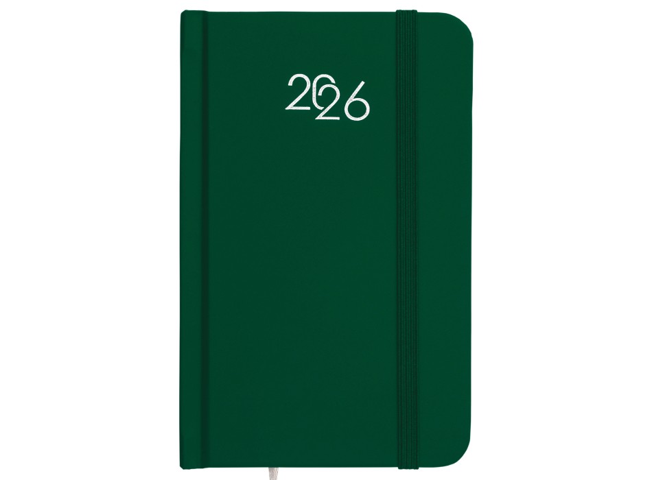 Agenda tascabile settimanale 2026, copertina rigida in cartoncino laminato FullGadgets.com