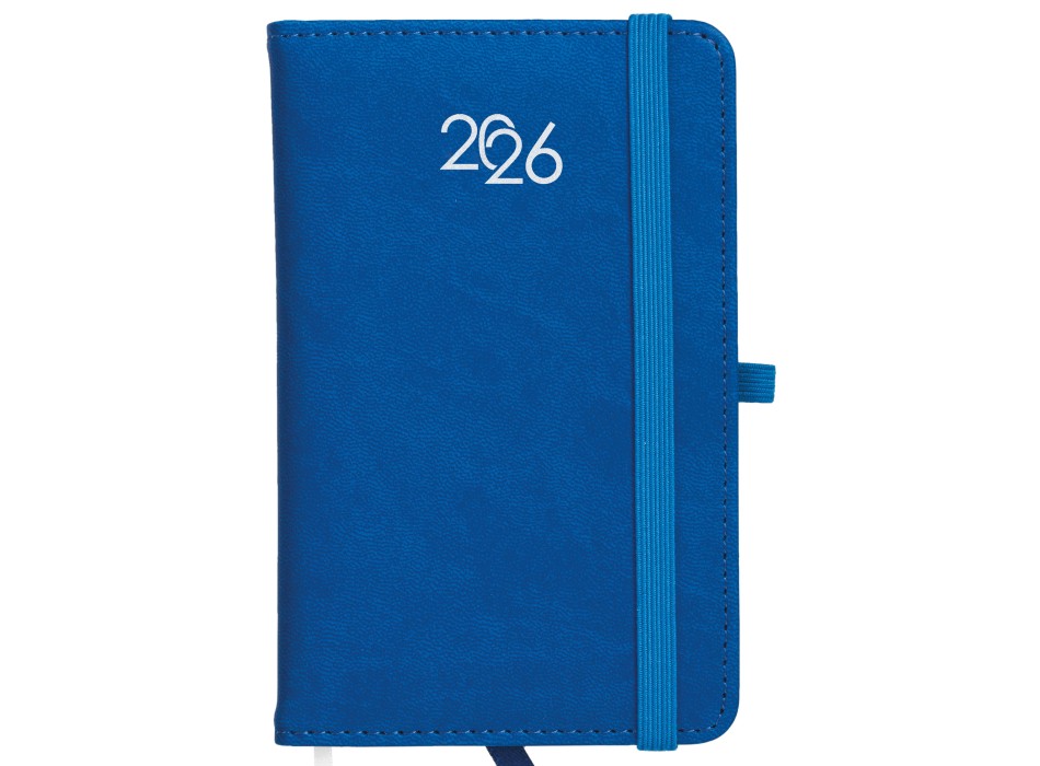Agenda tascabile settimanale 2026, copertina rigida in PU termovirante con impuntura FullGadgets.com