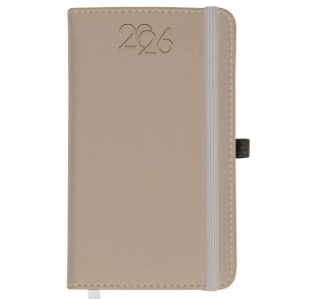 Agenda tascabile settimanale 2026, copertina rigida in PU termovirante con impuntura FullGadgets.com