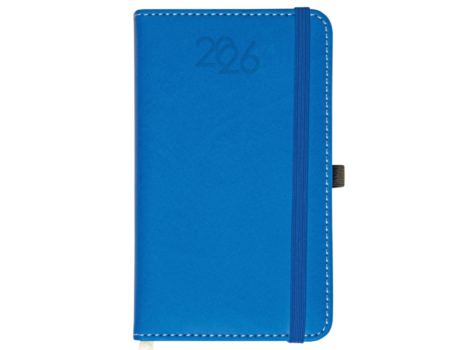 Agenda tascabile settimanale 2026, copertina rigida in PU termovirante con impuntura FullGadgets.com