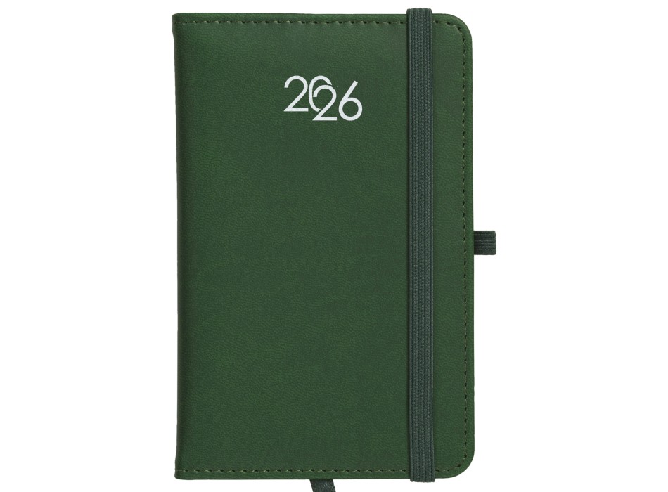 Agenda tascabile settimanale 2026, copertina rigida in PU termovirante con impuntura FullGadgets.com