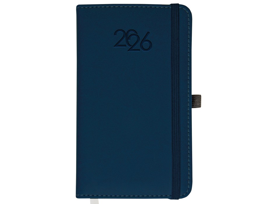 Agenda tascabile settimanale 2026, copertina rigida in PU termovirante con impuntura FullGadgets.com