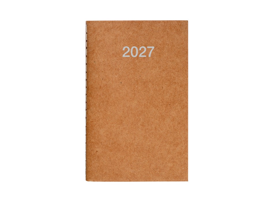 Agenda tascabile settimanale 2027 con copertina flessibile in cartoncino FullGadgets.com