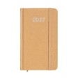 Agenda tascabile settimanale 2027 con copertina rigida in cartoncino FullGadgets.com