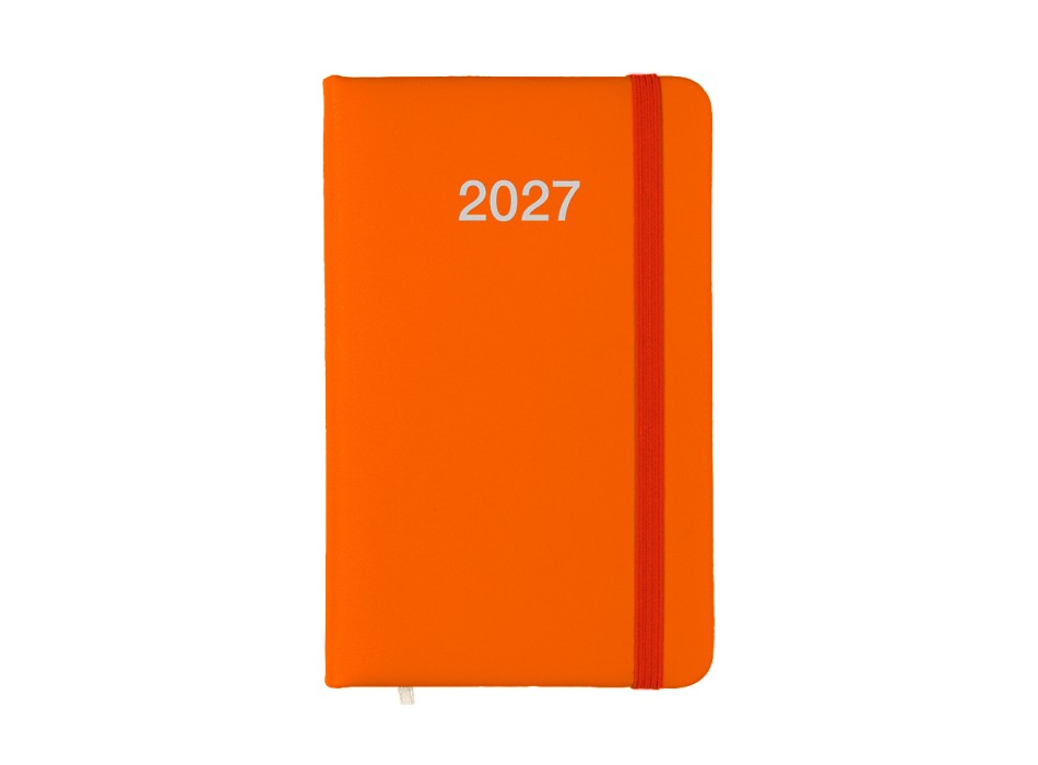 Agenda tascabile settimanale 2027 con copertina rigida in PU FullGadgets.com