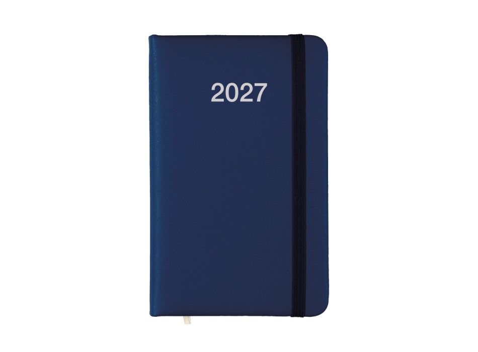 Agenda tascabile settimanale 2027 con copertina rigida in PU FullGadgets.com