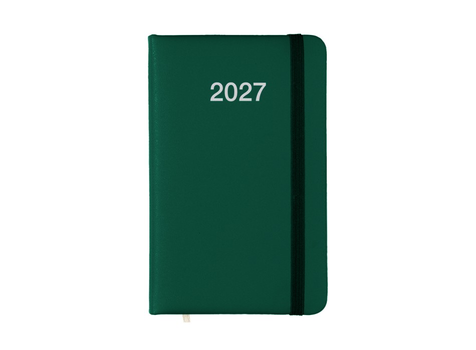 Agenda tascabile settimanale 2027 con copertina rigida in PU FullGadgets.com