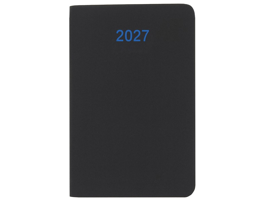 Agenda tascabile settimanale 2027. Copertina flessibile in soft PU e bordo pagine colorato FullGadgets.com