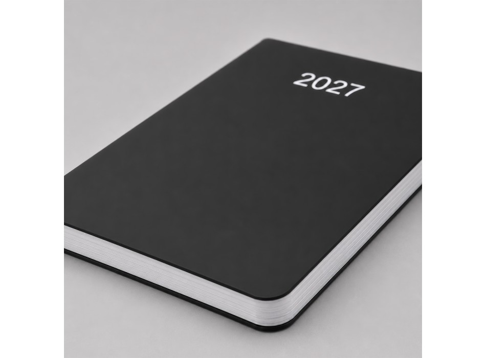 Agenda tascabile settimanale 2027. Copertina flessibile in soft PU e bordo pagine colorato FullGadgets.com