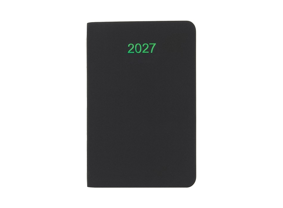 Agenda tascabile settimanale 2027. Copertina flessibile in soft PU e bordo pagine colorato FullGadgets.com