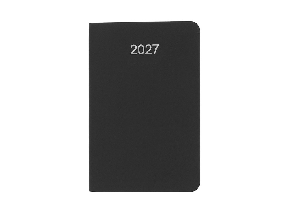 Agenda tascabile settimanale 2027. Copertina flessibile in soft PU e bordo pagine colorato FullGadgets.com
