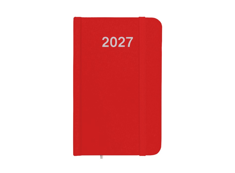 Agenda tascabile settimanale 2027, copertina rigida in cartoncino laminato FullGadgets.com