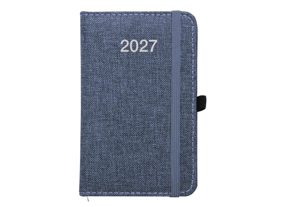 Agenda tascabile settimanale 2027, copertina rigida in PET riciclato con effetto mélange FullGadgets.com